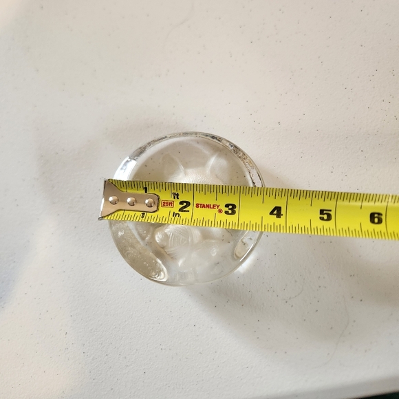 Vintage Crystal Zajecar Frosted Glass Cat Lady Kitten Paperweight Decor Cats - Picture 6 of 6